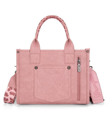 WRANGLER LEOPARD PRINT TOTE CROSSBODY
