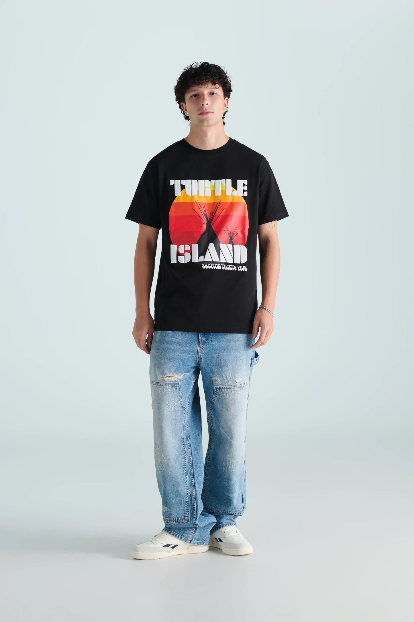 TURTLE ISLAND RE-ISSUE TEE - BLACK