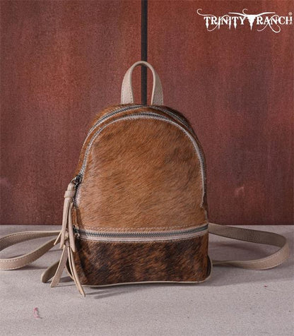 TRINITY RANCH COWHIDE MINI BACKPACK