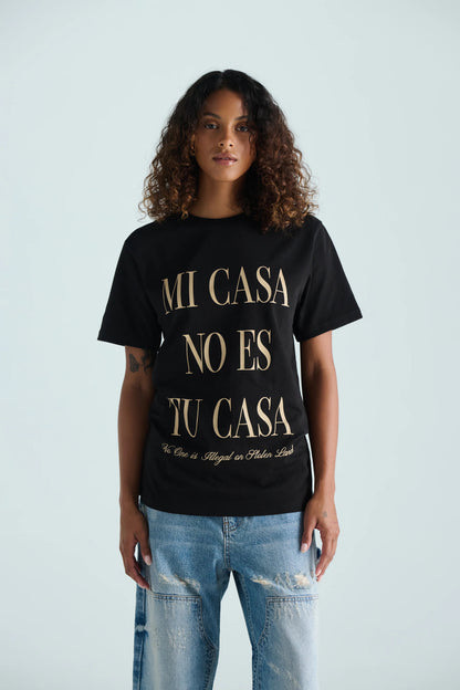 MY HOME TEE - BLACK