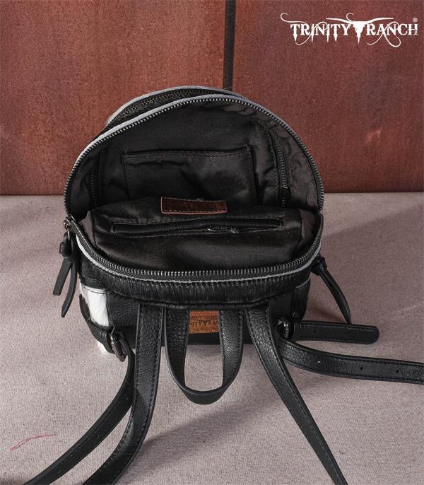 TRINITY RANCH COWHIDE MINI BACKPACK