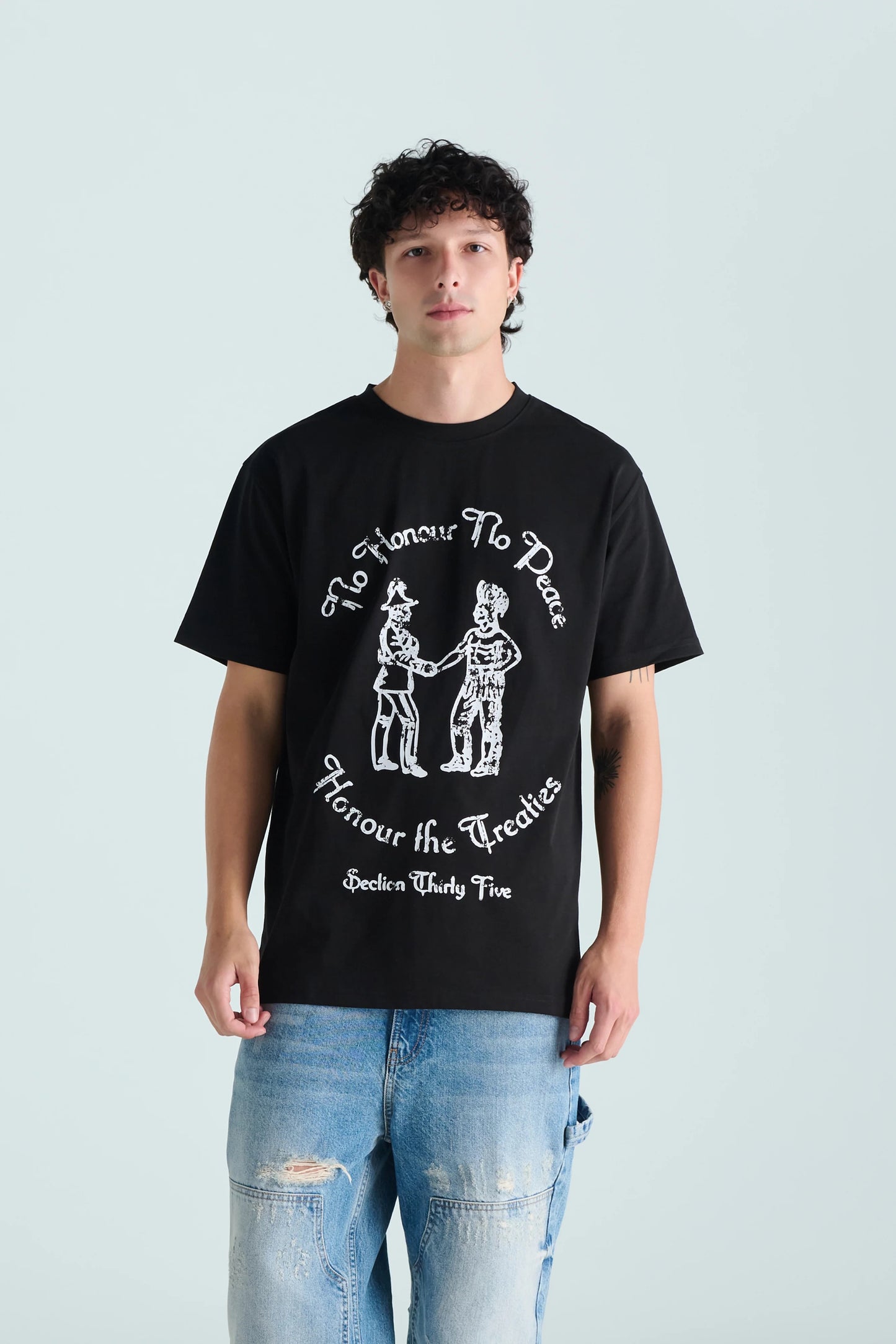NO HONOUR TEE - BLACK