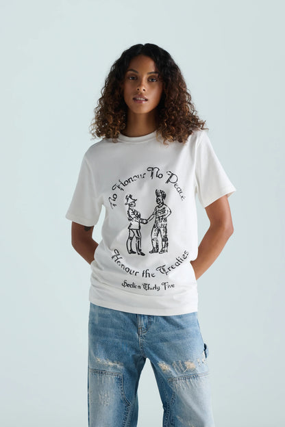 NO HONOUR TEE - ECRU