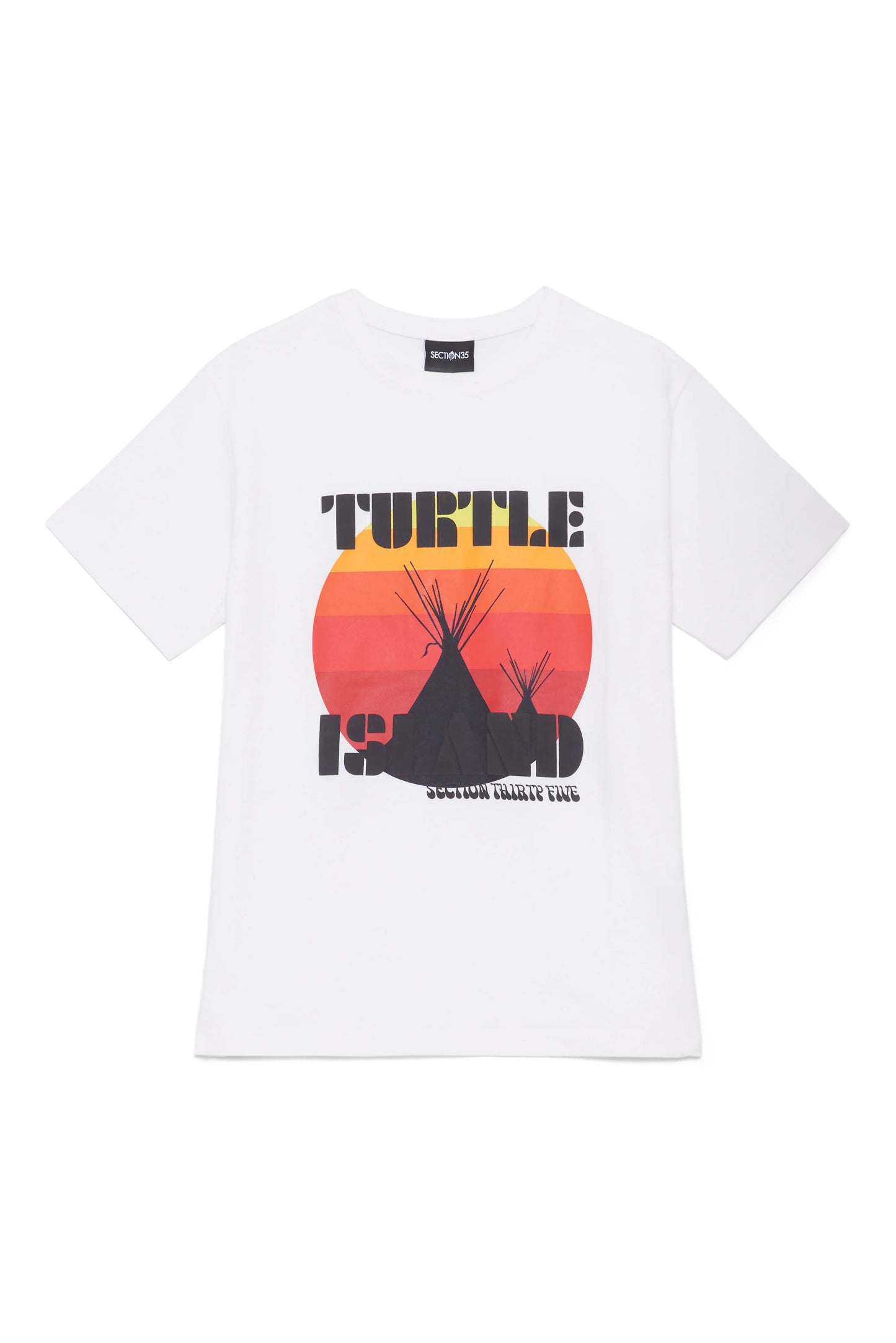 TURTLE ISLAND TEE - ECRU