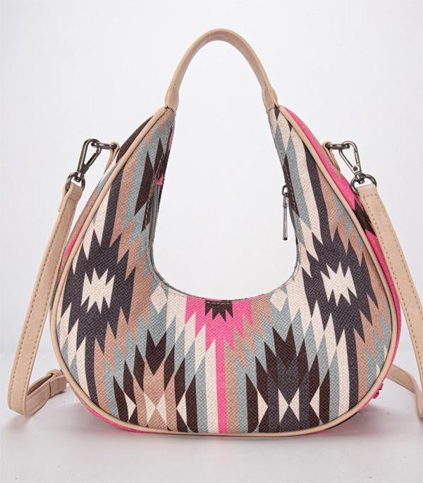 MONTANA WEST AZTEC FRINGE CROSSBODY BAG