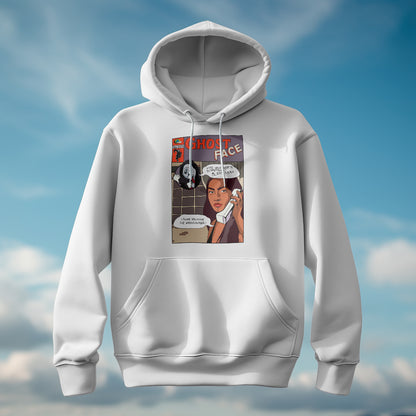 Ghost Face Comic Logo-Adult Hoodie