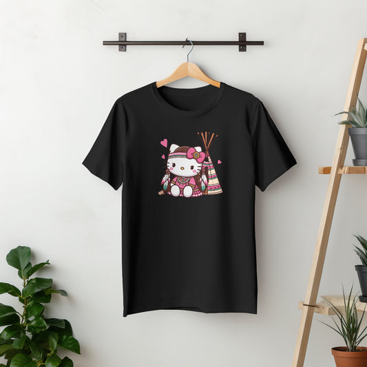 Indigi Kitty-Short Sleeve T-Shirt