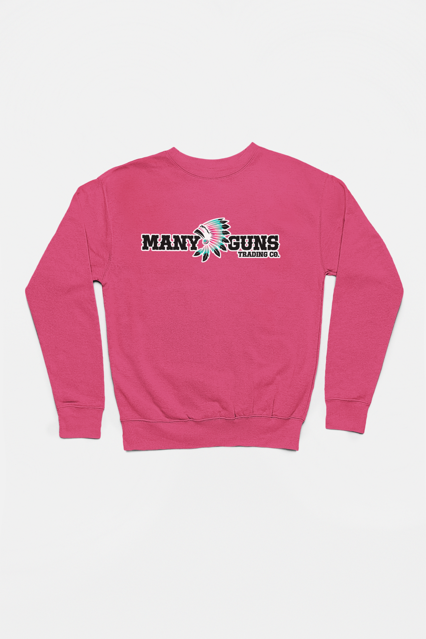 Many Guns Logo-Adult Crewneck