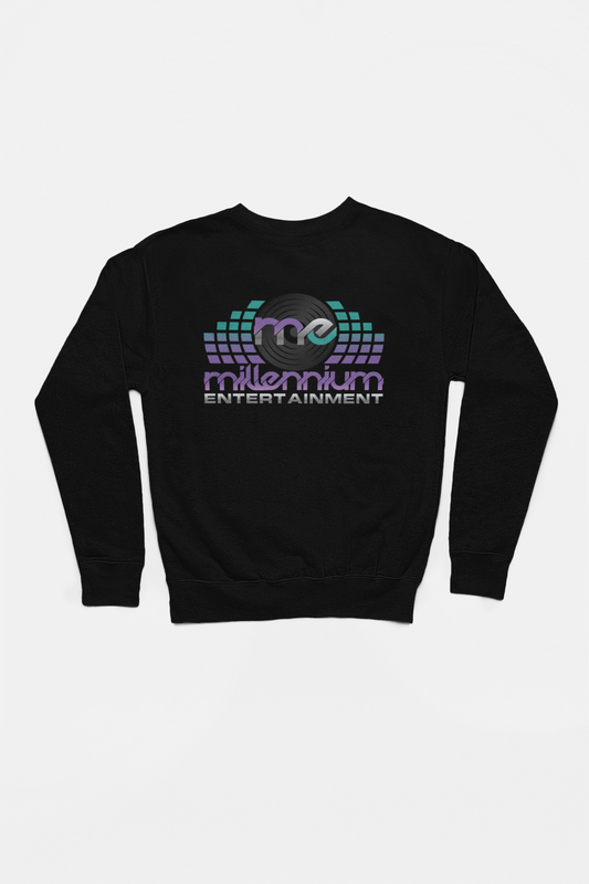 DJ Logo (Millennium Music Ent)- Adult Crewneck