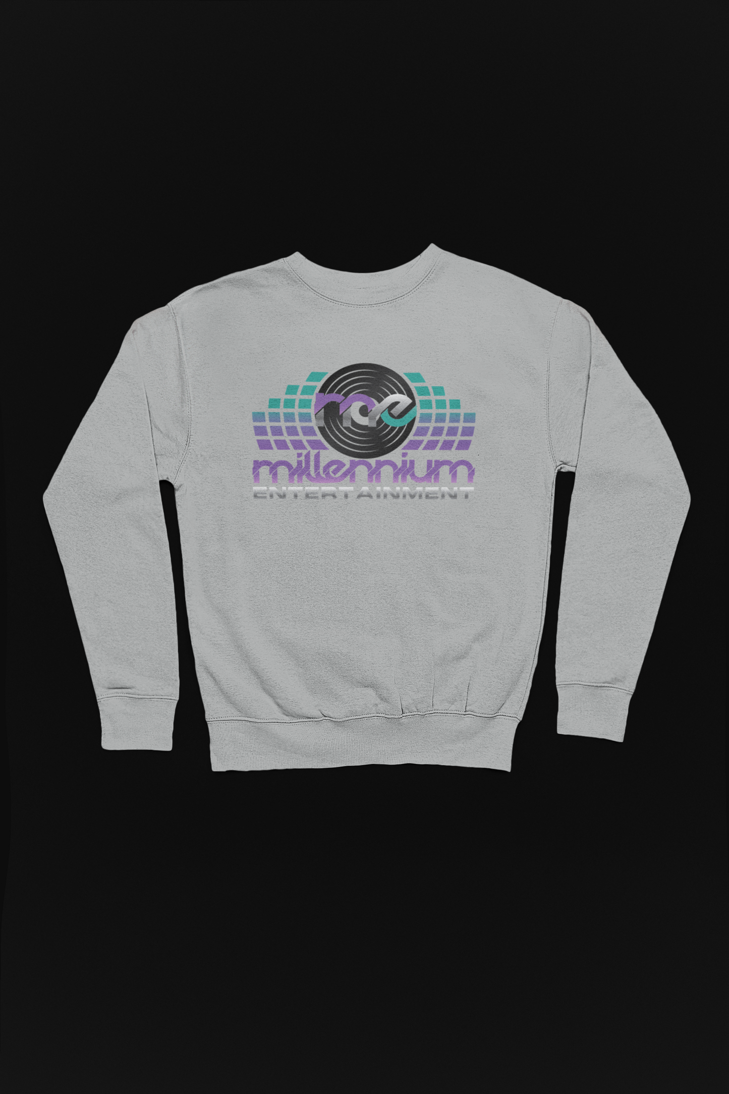 DJ Logo (Millennium Music Ent)- Adult Crewneck