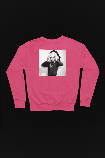 Elvis Presley Headdress-Adult Crewneck