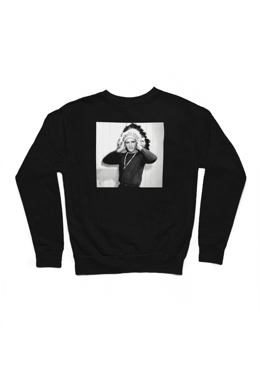 Elvis Presley Headdress-Adult Crewneck