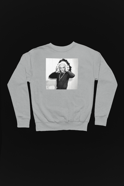 Elvis Presley Headdress-Adult Crewneck