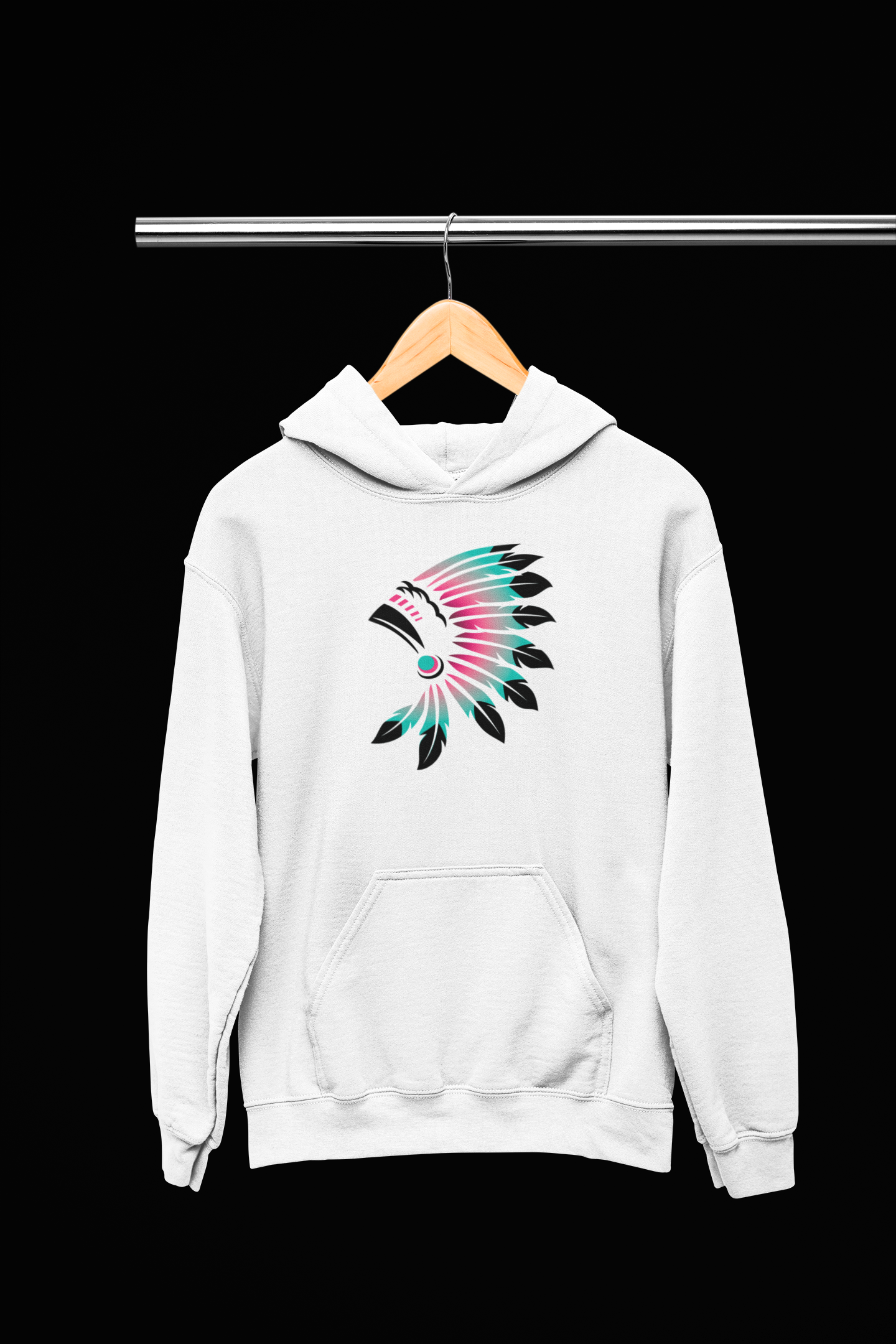 Headdress Logo-Adult Hoodie