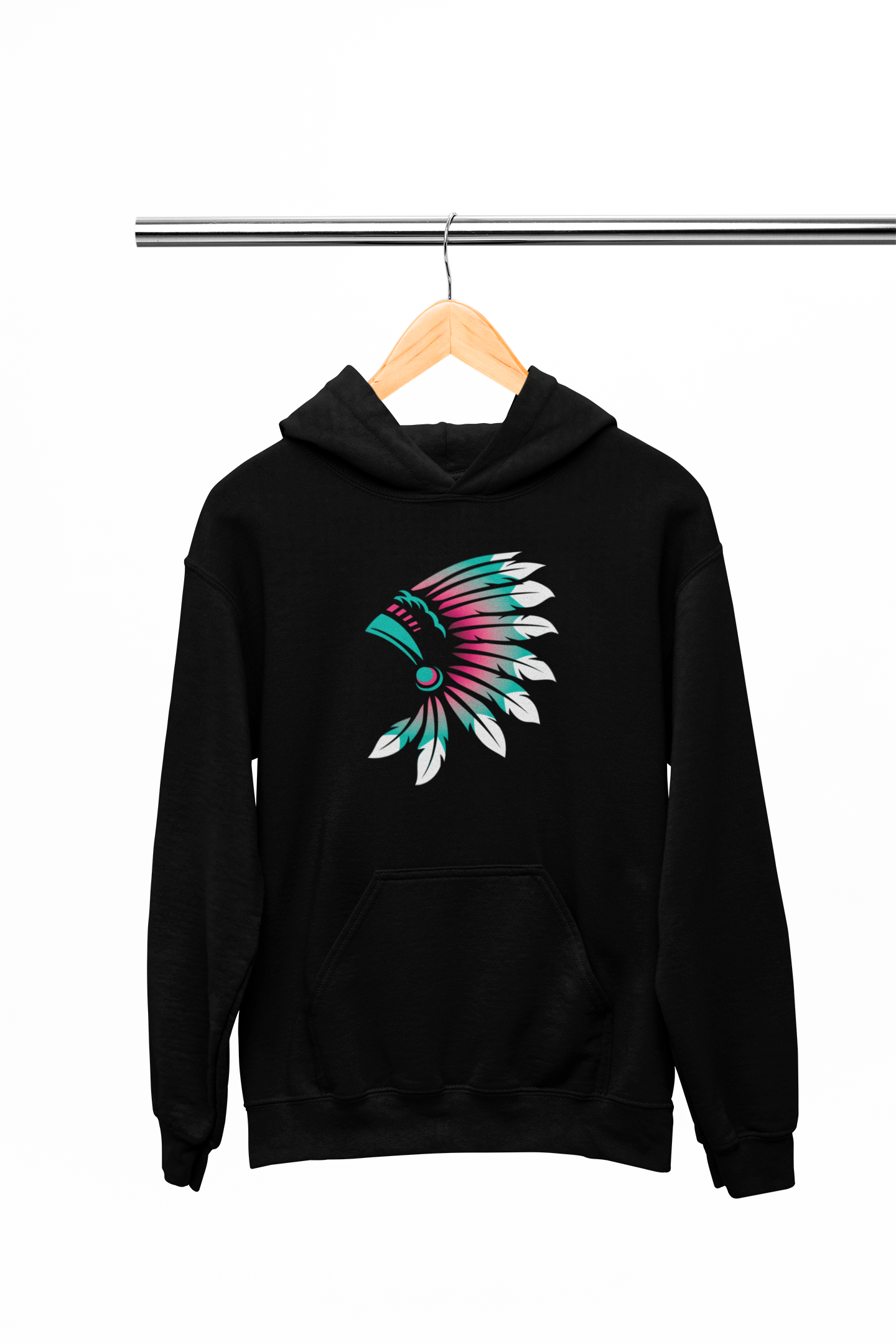 Colourful Headdress-Adult Hoodie