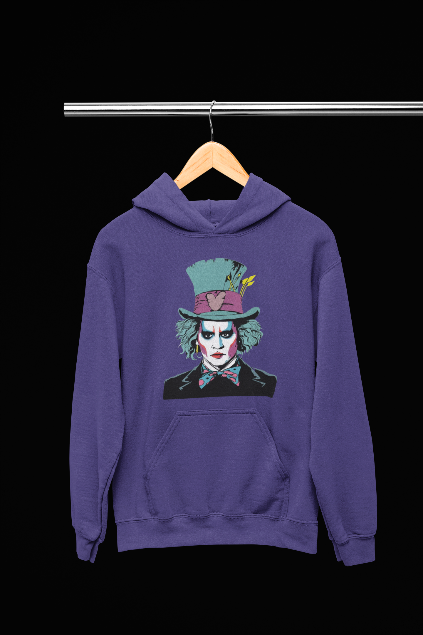 Johnny Depp Mad Hatter- Adult Hoodie