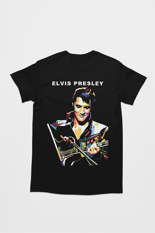 Elvis Presley-Logo- Adult T-Shirt