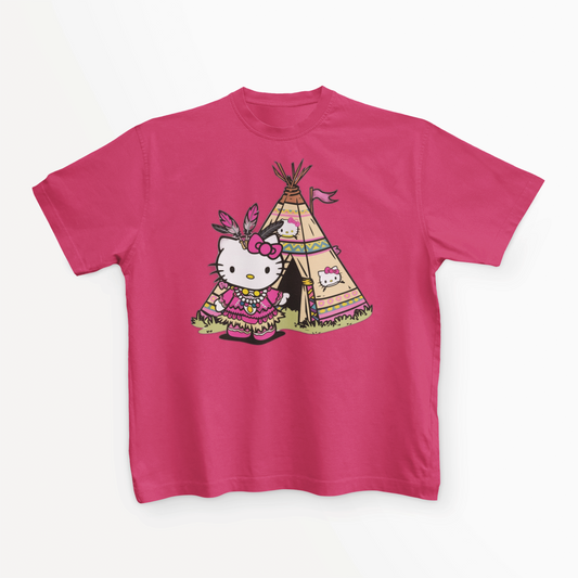 Oki Kitty-Youth Short Sleeve T-Shirt