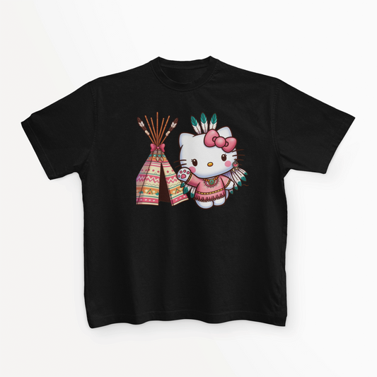 Indigi Kitty-Youth Short Sleeve T-Shirt