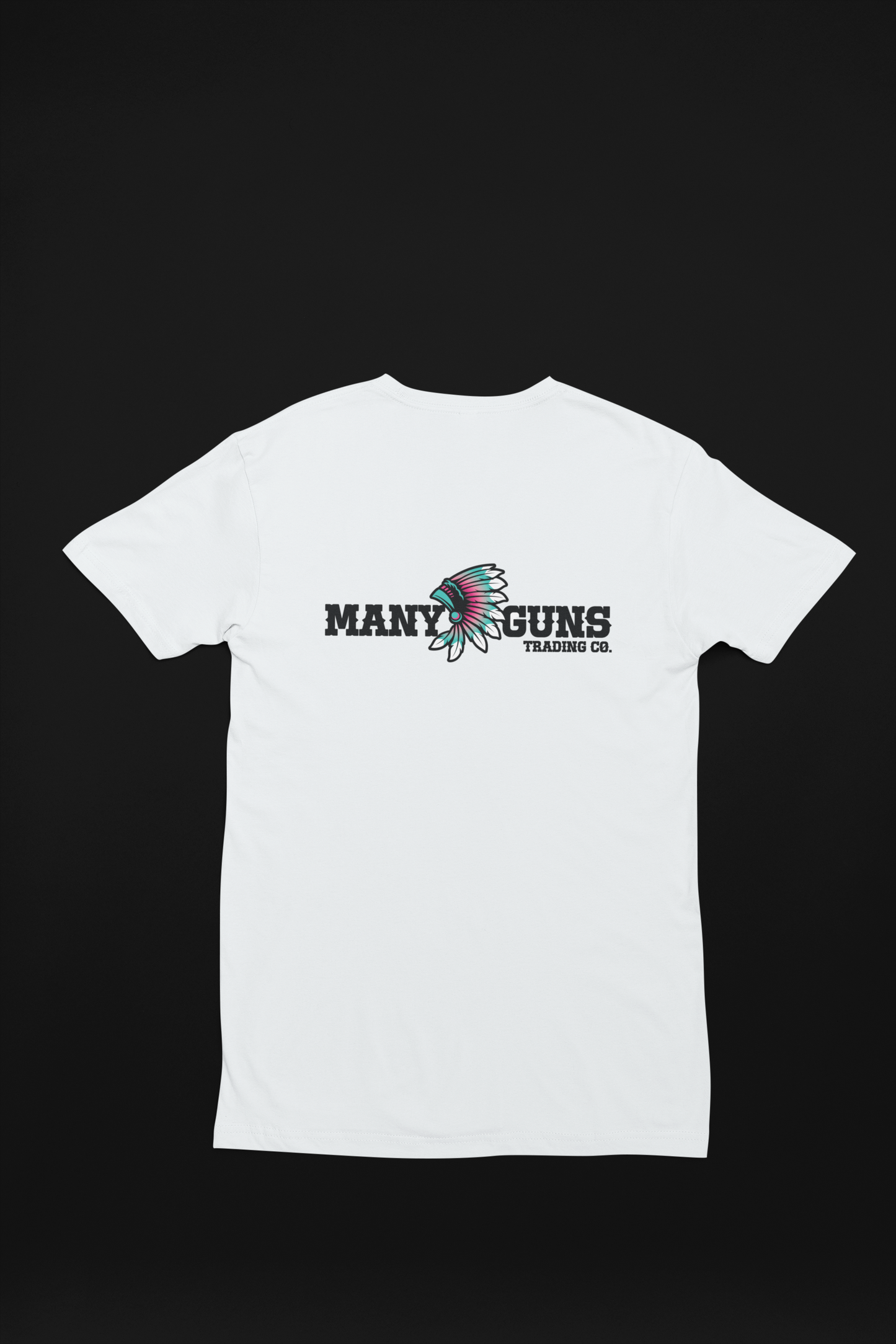 Many Guns Trading Logo- Adult T-Shirt