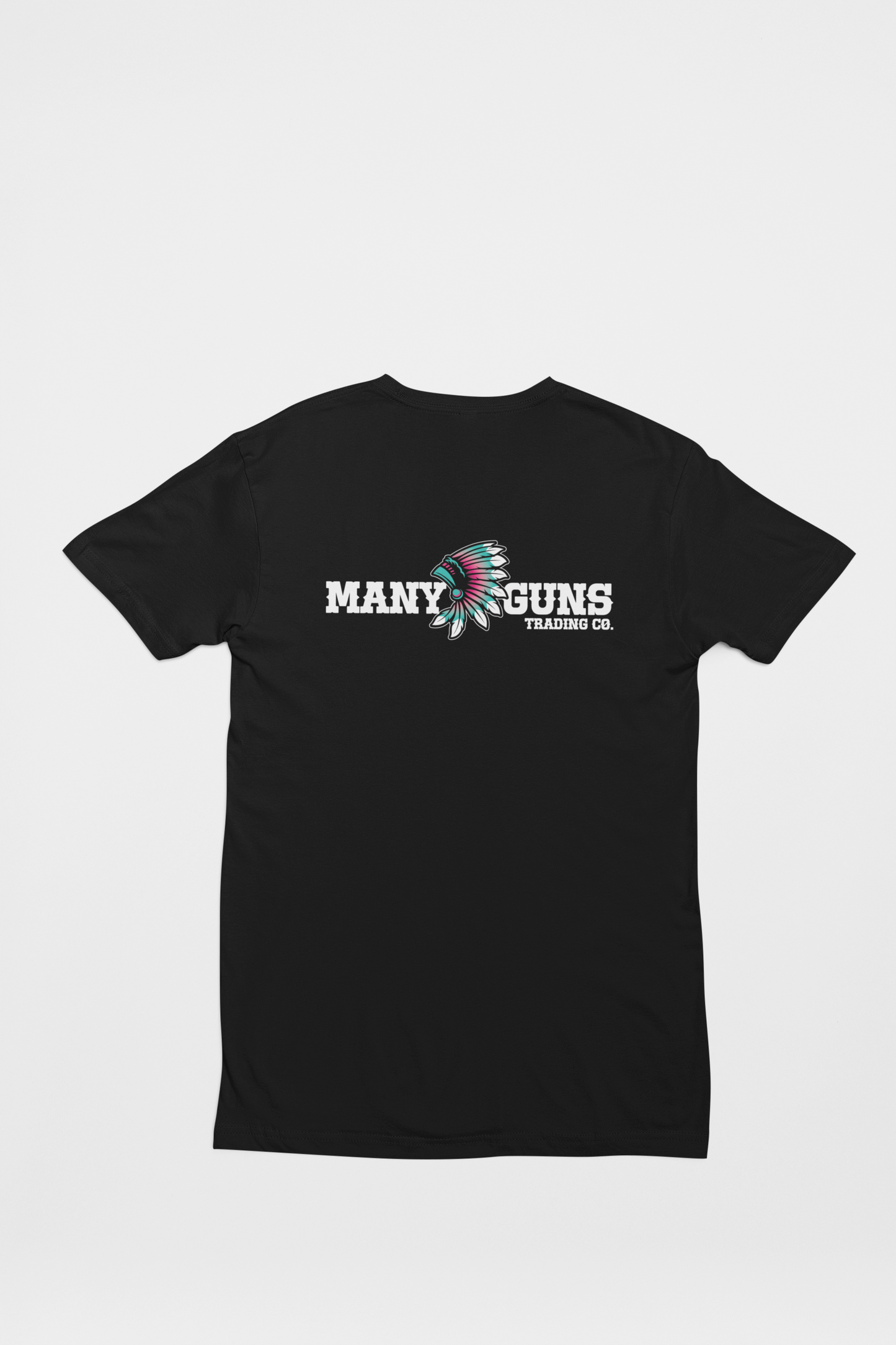 Many Guns Trading Logo- Adult T-Shirt