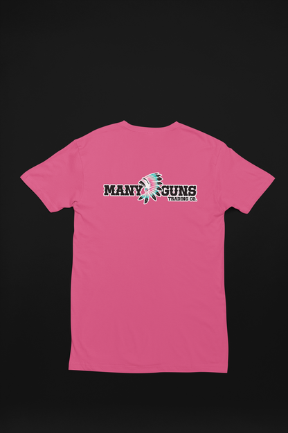 Many Guns Trading Logo- Adult T-Shirt