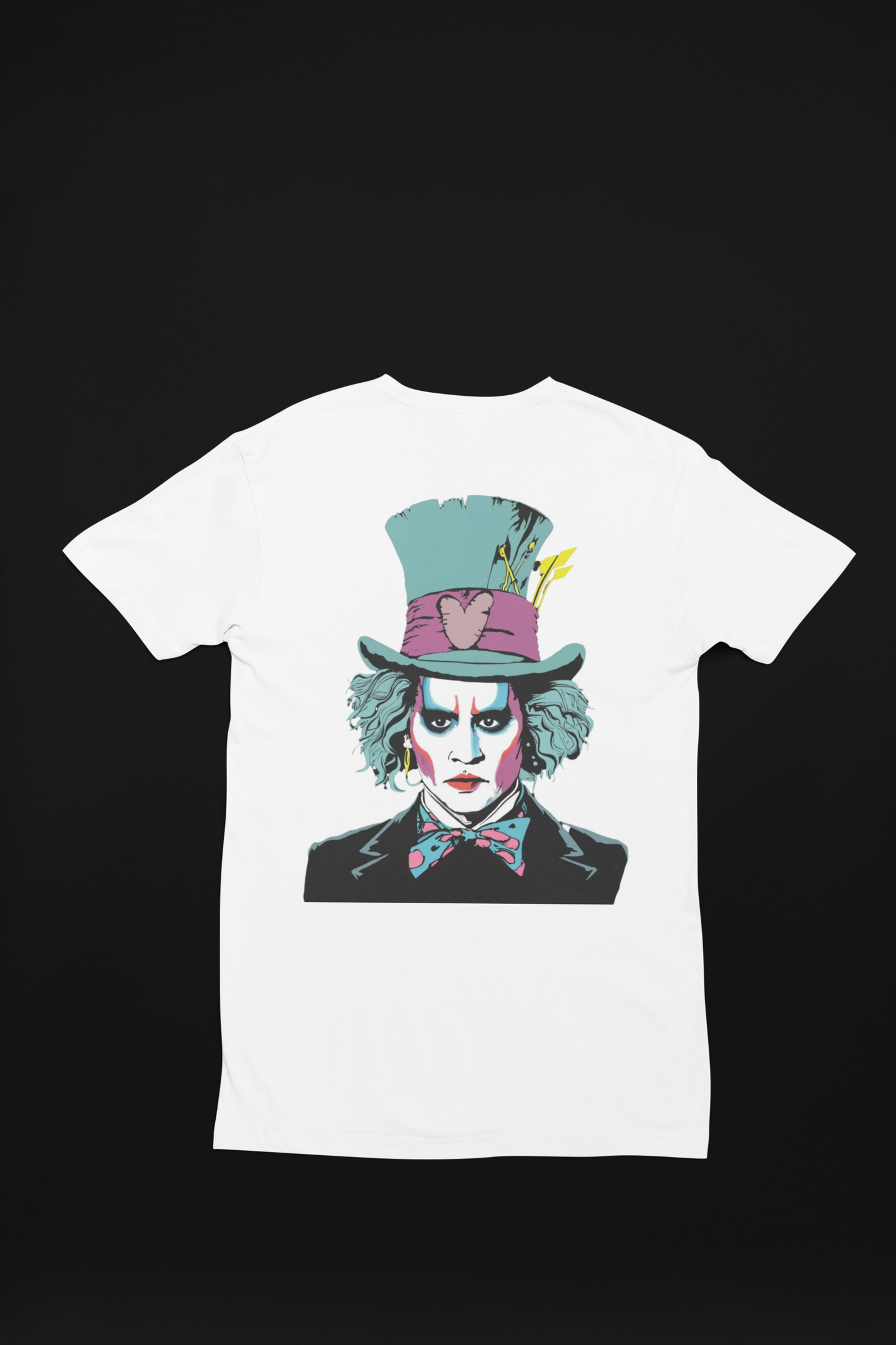 Johnny Depp- Mad Hatter- Adult T-Shirt