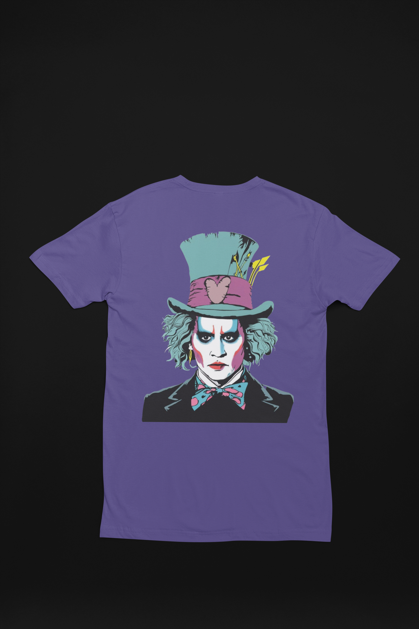 Johnny Depp- Mad Hatter- Adult T-Shirt