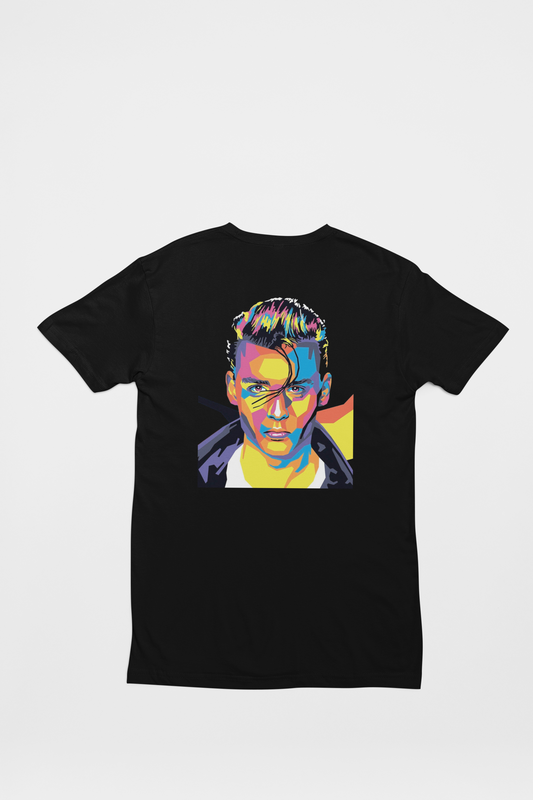 Johnny Depp- Pop Art (Cry Baby)- Adult T-Shirt